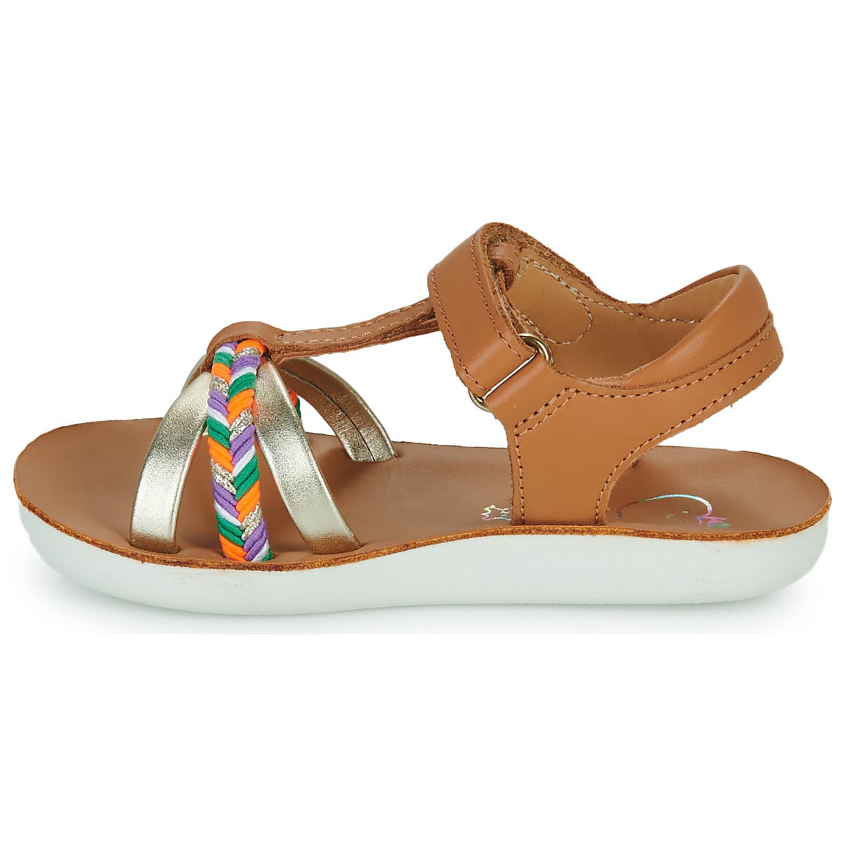 Girls' Sandals Shoo Pom Brown
