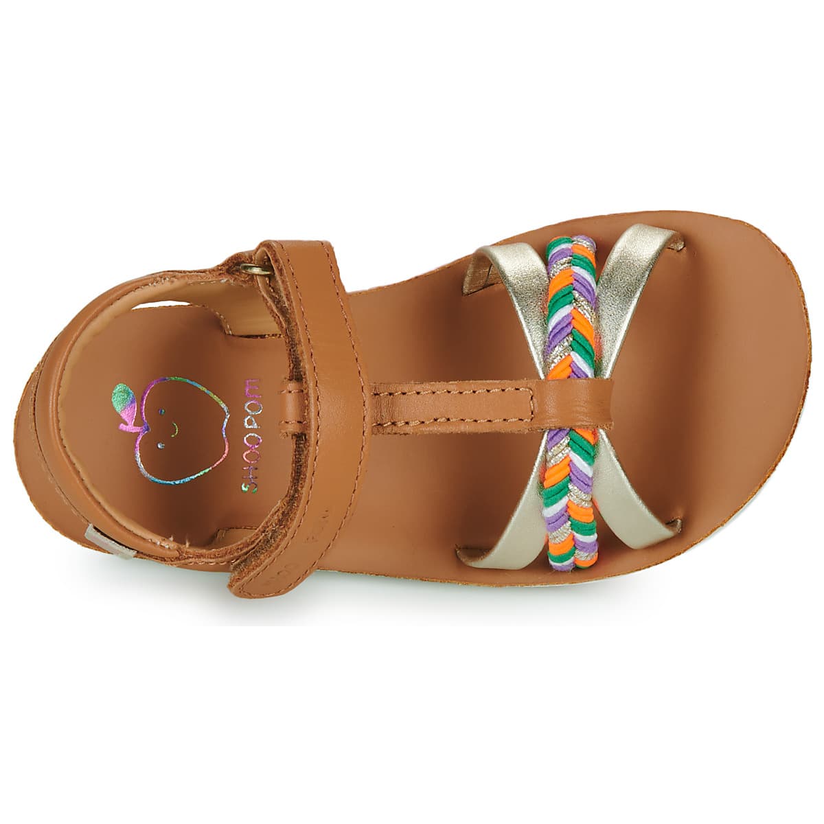 Girls' Sandals Shoo Pom Brown