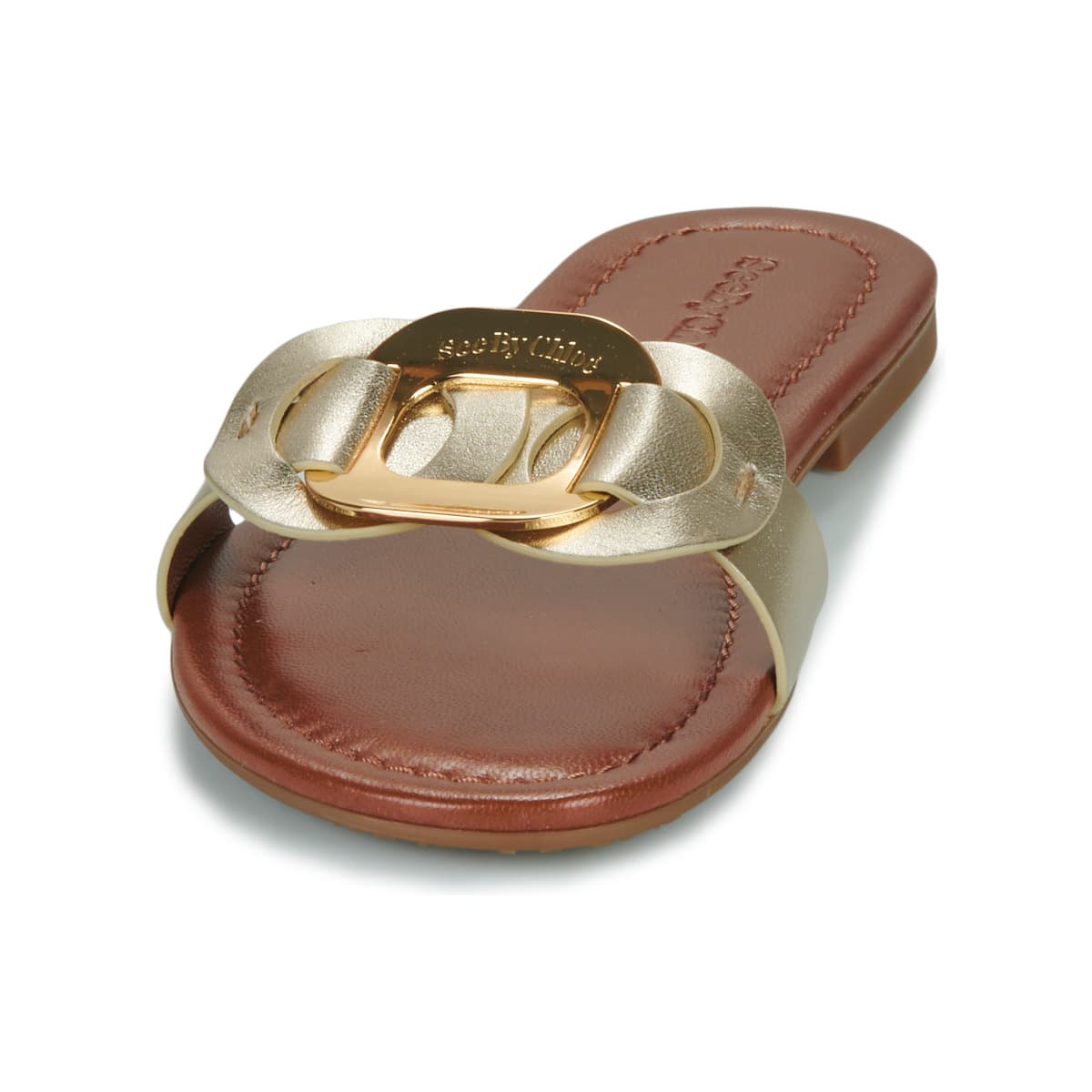 Women's Mules See by Chloé Gold