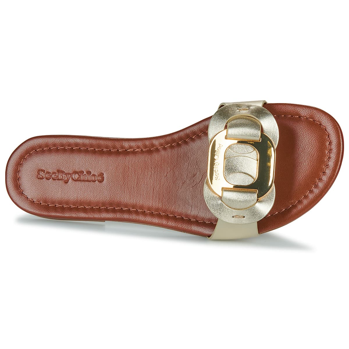 Women's Mules See by Chloé Gold