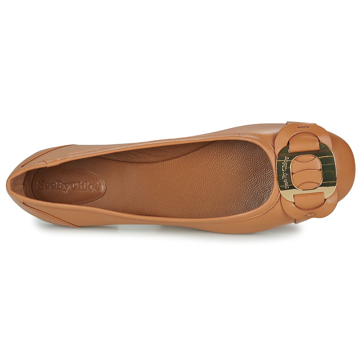 Women's Ballet Flats See by Chloé Brown