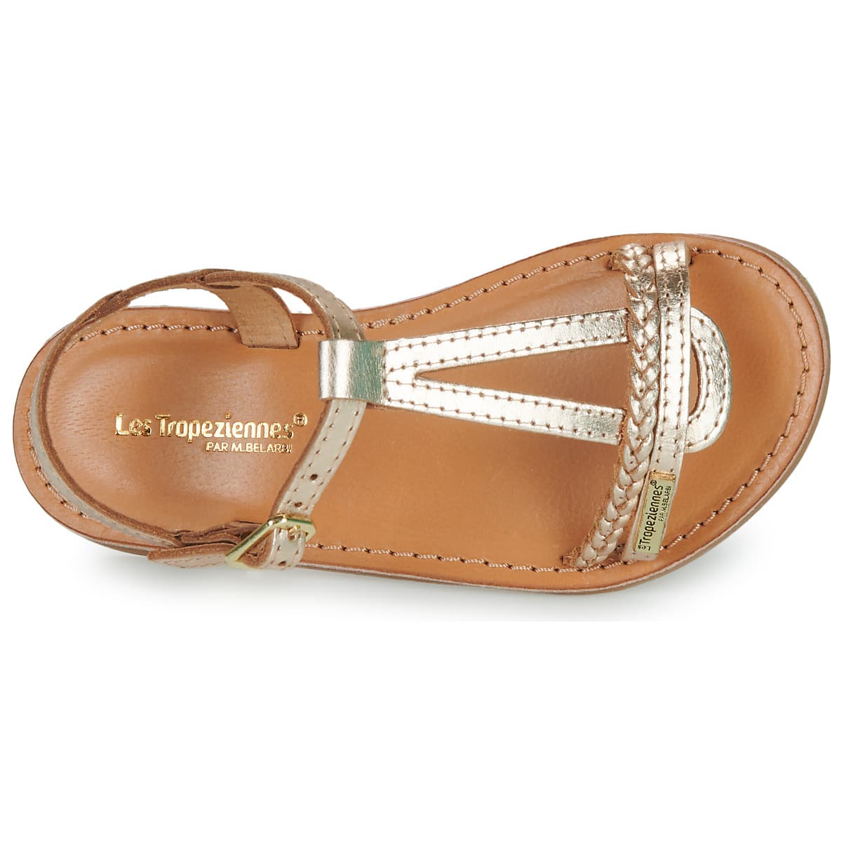 Girls' Sandals Les Tropeziennes par M.Belarbi Gold