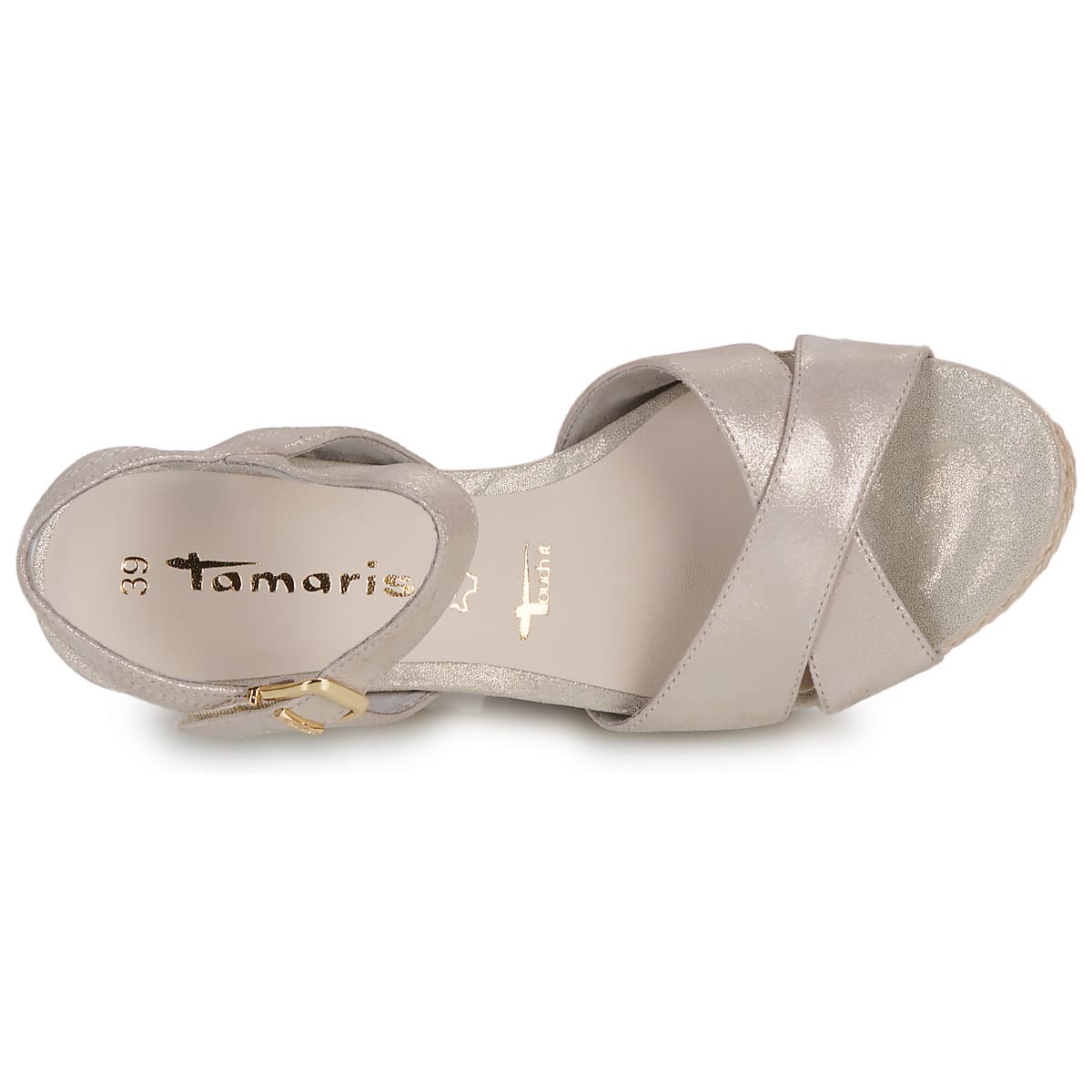 Women's Platforms Tamaris Gold