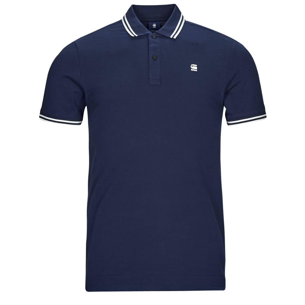 Πόλο με κοντά μανίκια G-Star Raw dunda slim stripe polo s\s