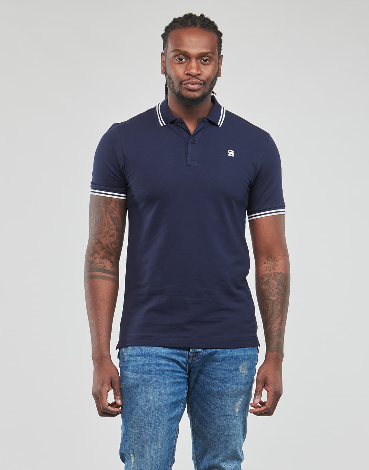 Men's Polo Shirts G-Star Raw Blue