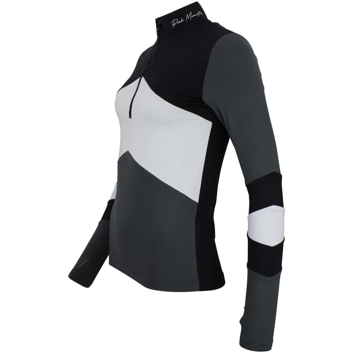 Women's T-Shirts Peak Mountain Gray