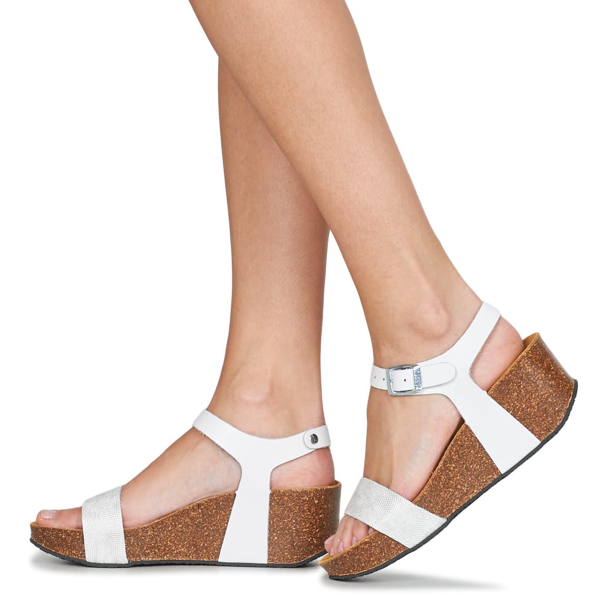 Women's Platforms Plakton White