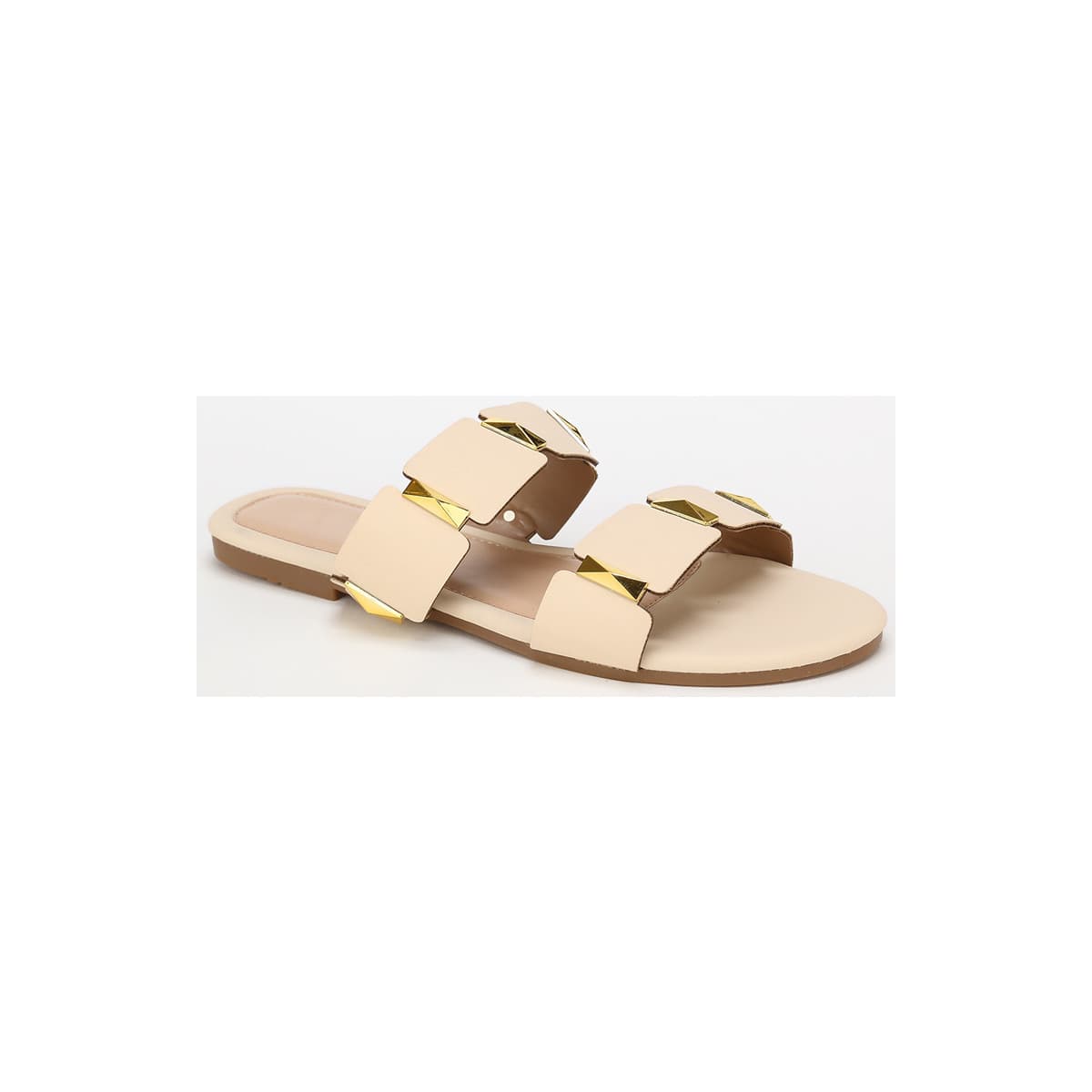 Women's Flip Flops La Modeuse Beige