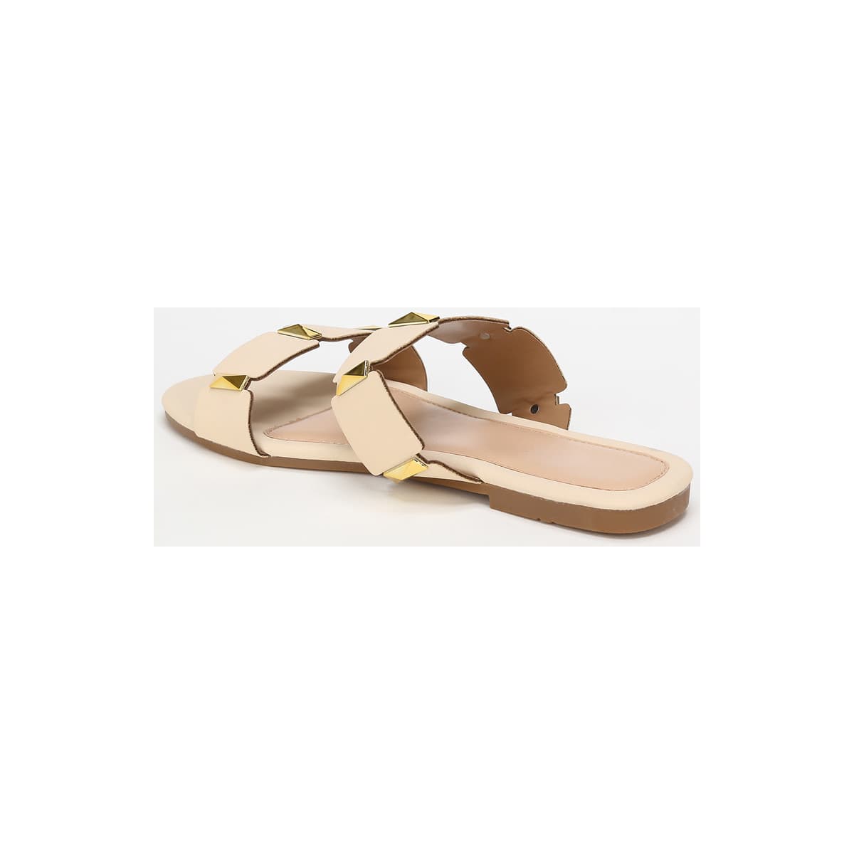 Women's Flip Flops La Modeuse Beige