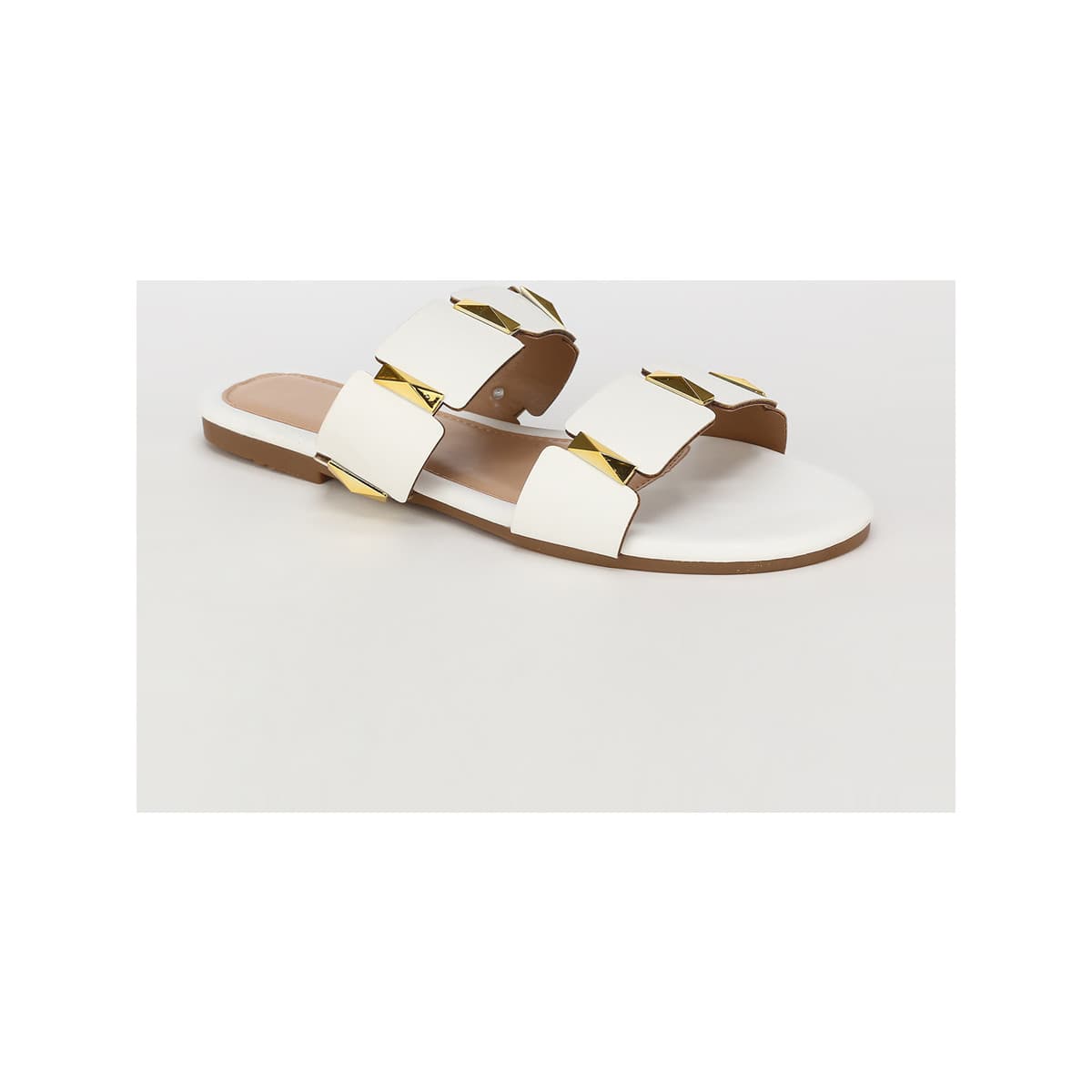Women's Flip Flops La Modeuse White