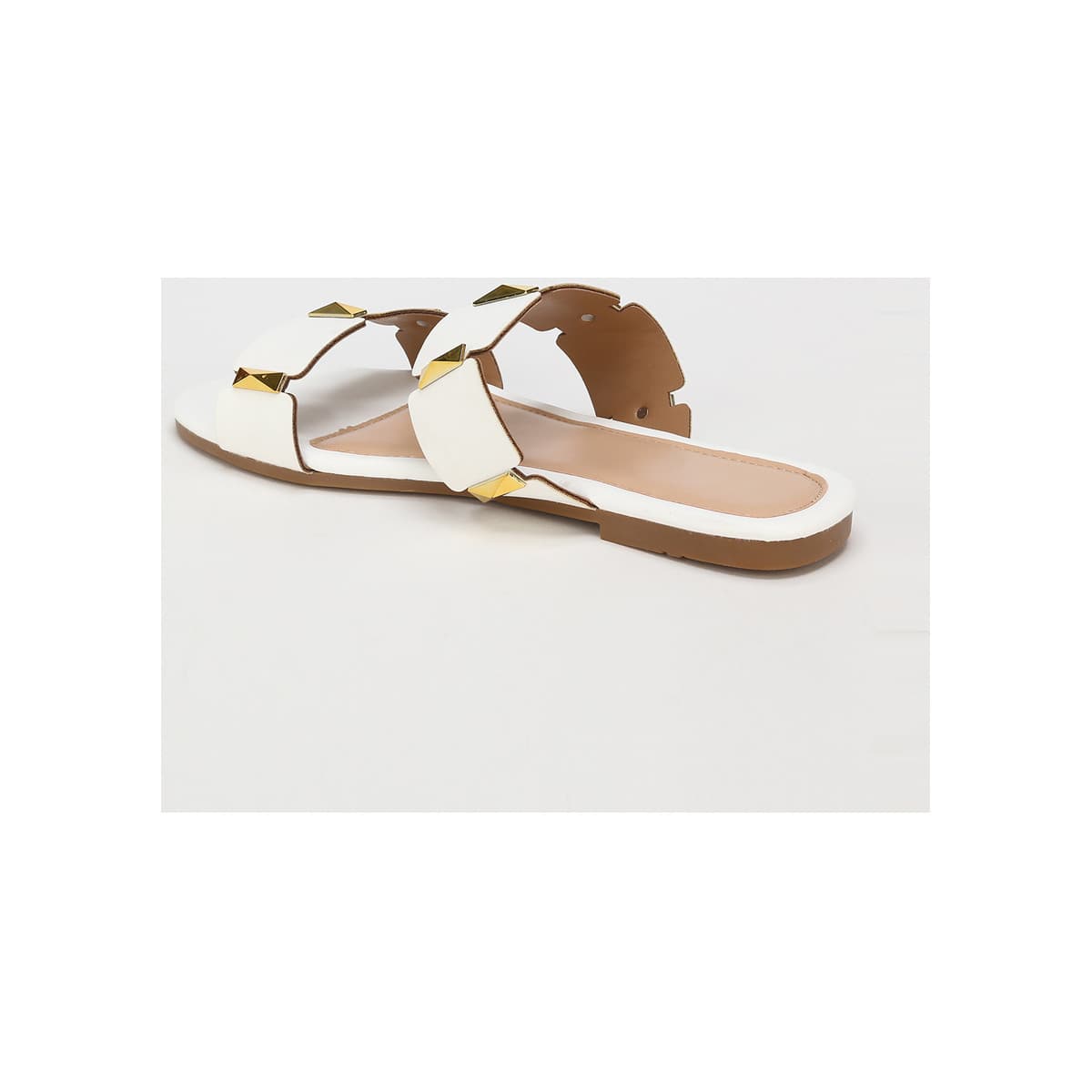 Women's Flip Flops La Modeuse White