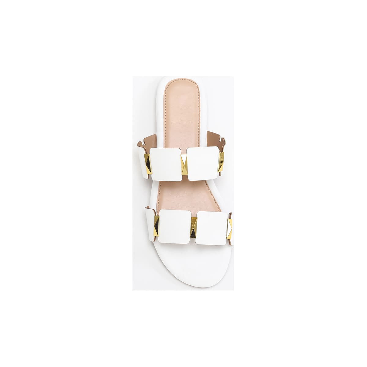 Women's Flip Flops La Modeuse White