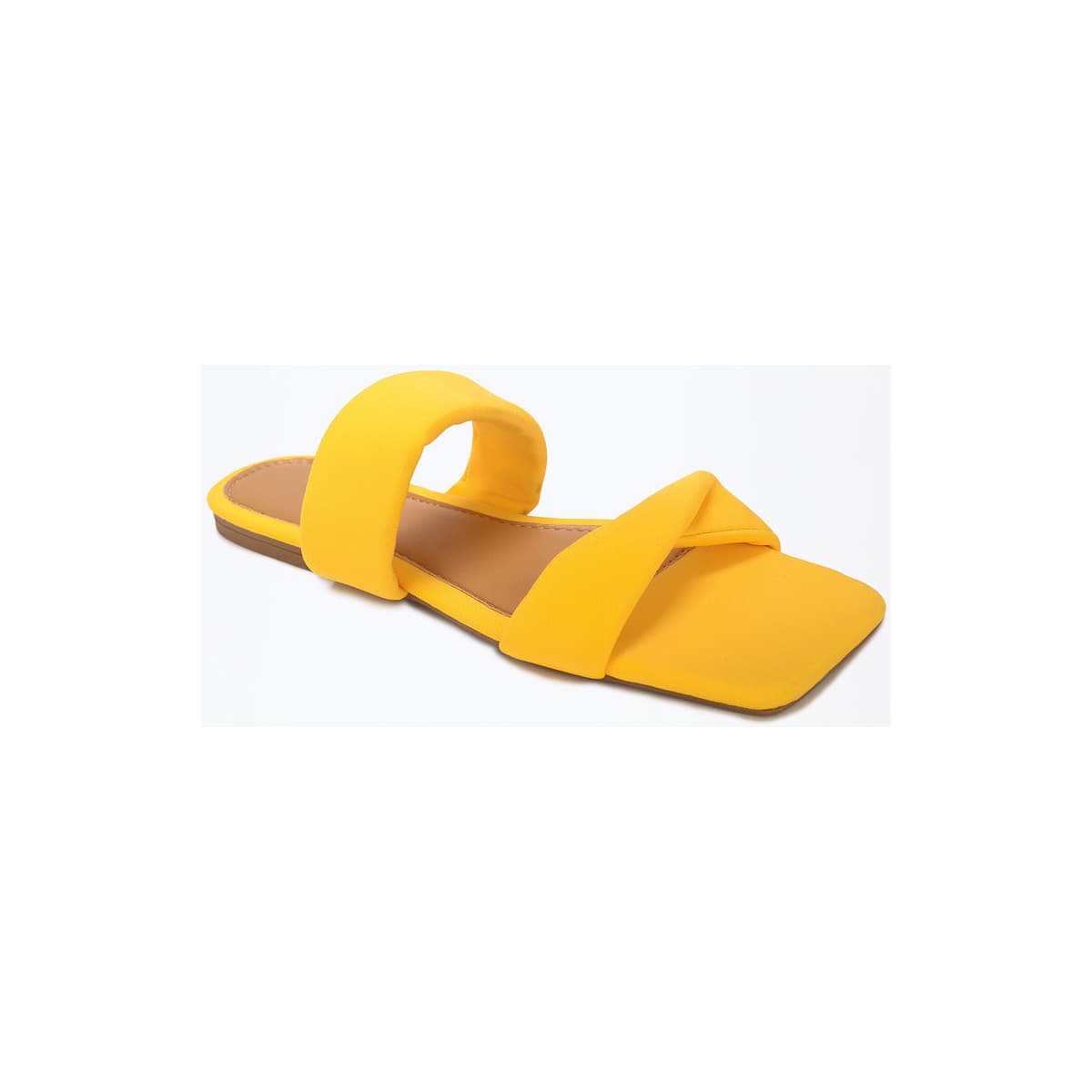 Women's Flip Flops La Modeuse Yellow
