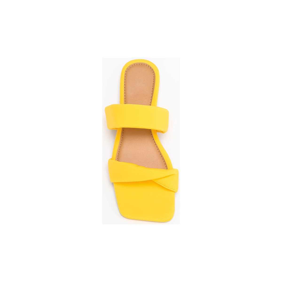 Women's Flip Flops La Modeuse Yellow