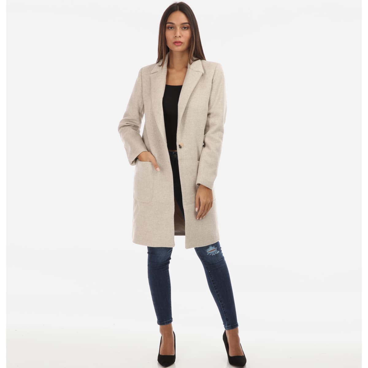 Women's Coats La Modeuse Beige