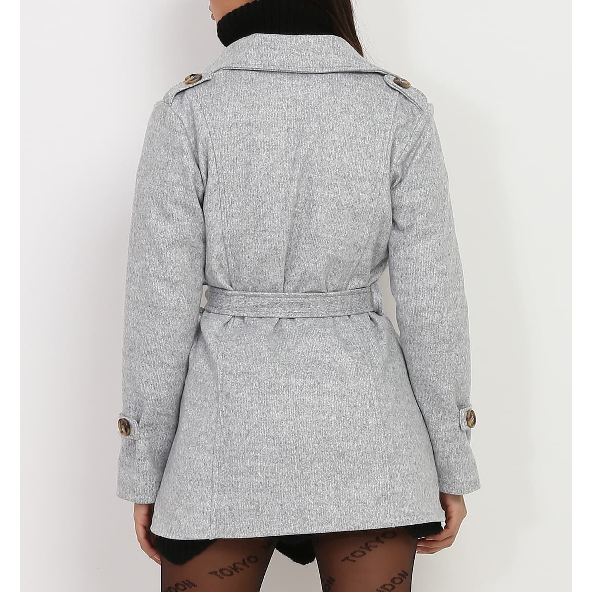 Women's Coats La Modeuse Gray