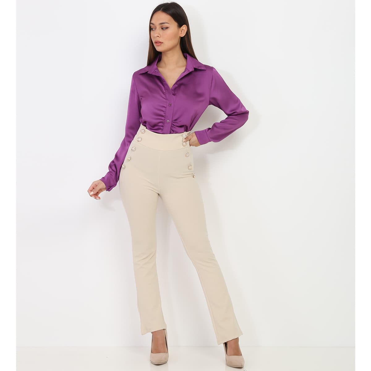 Women's Pants La Modeuse Beige