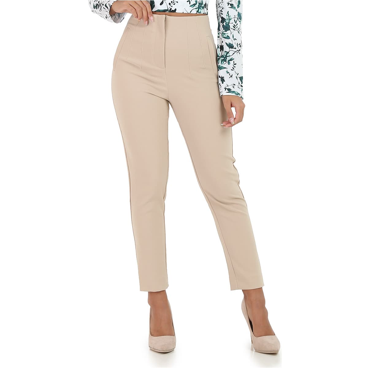 Women's Pants La Modeuse Beige
