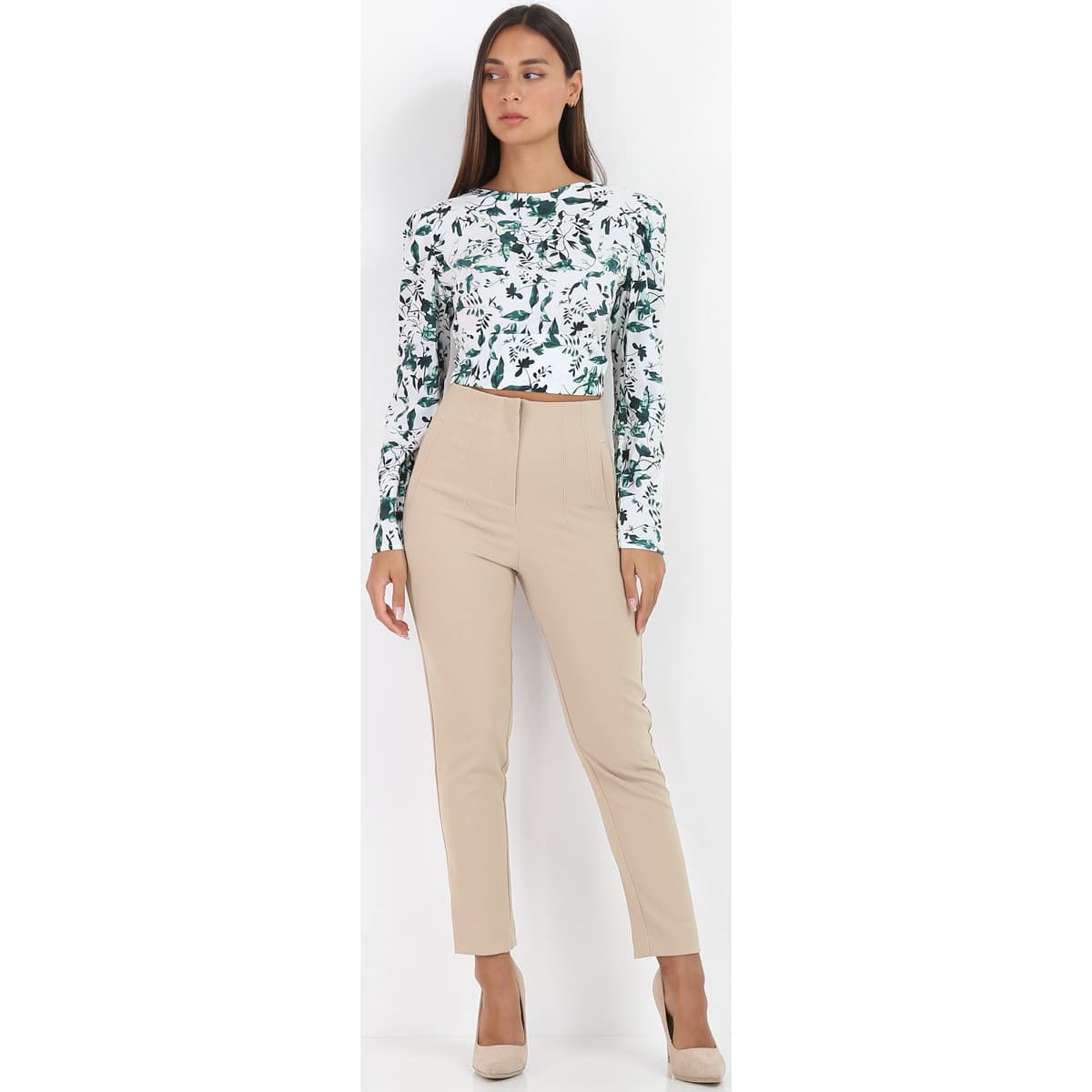 Women's Pants La Modeuse Beige