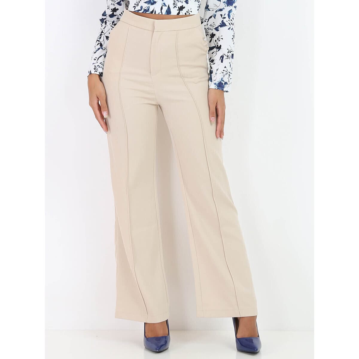 Women's Pants La Modeuse Beige