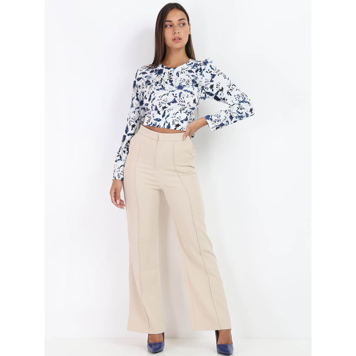 Women's Pants La Modeuse Beige