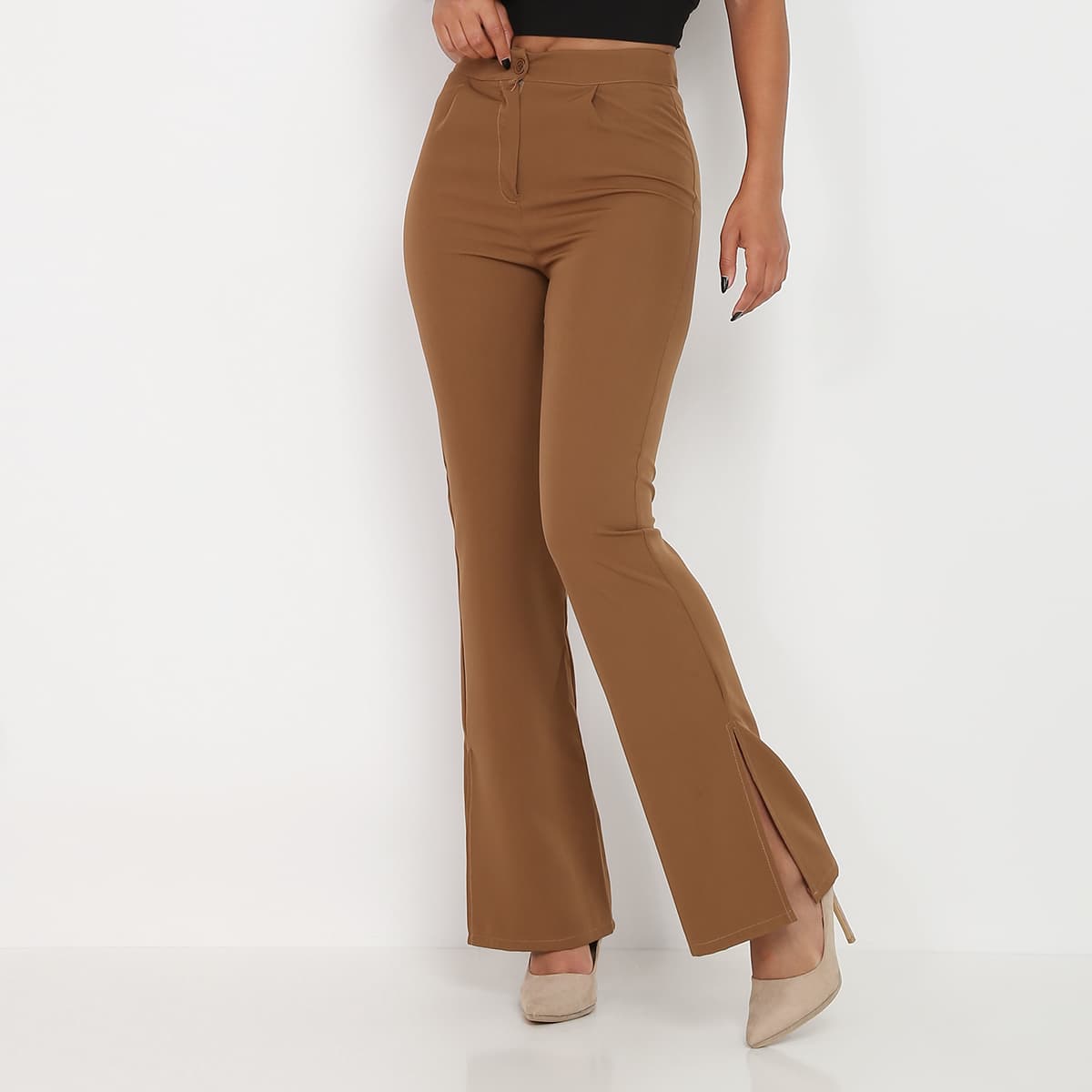 Women's Pants La Modeuse Brown