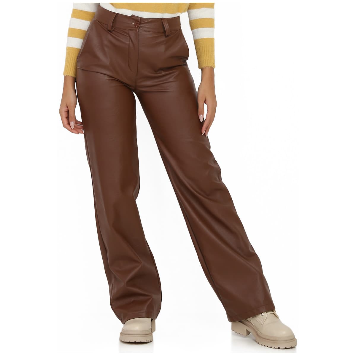 Women's Pants La Modeuse Brown