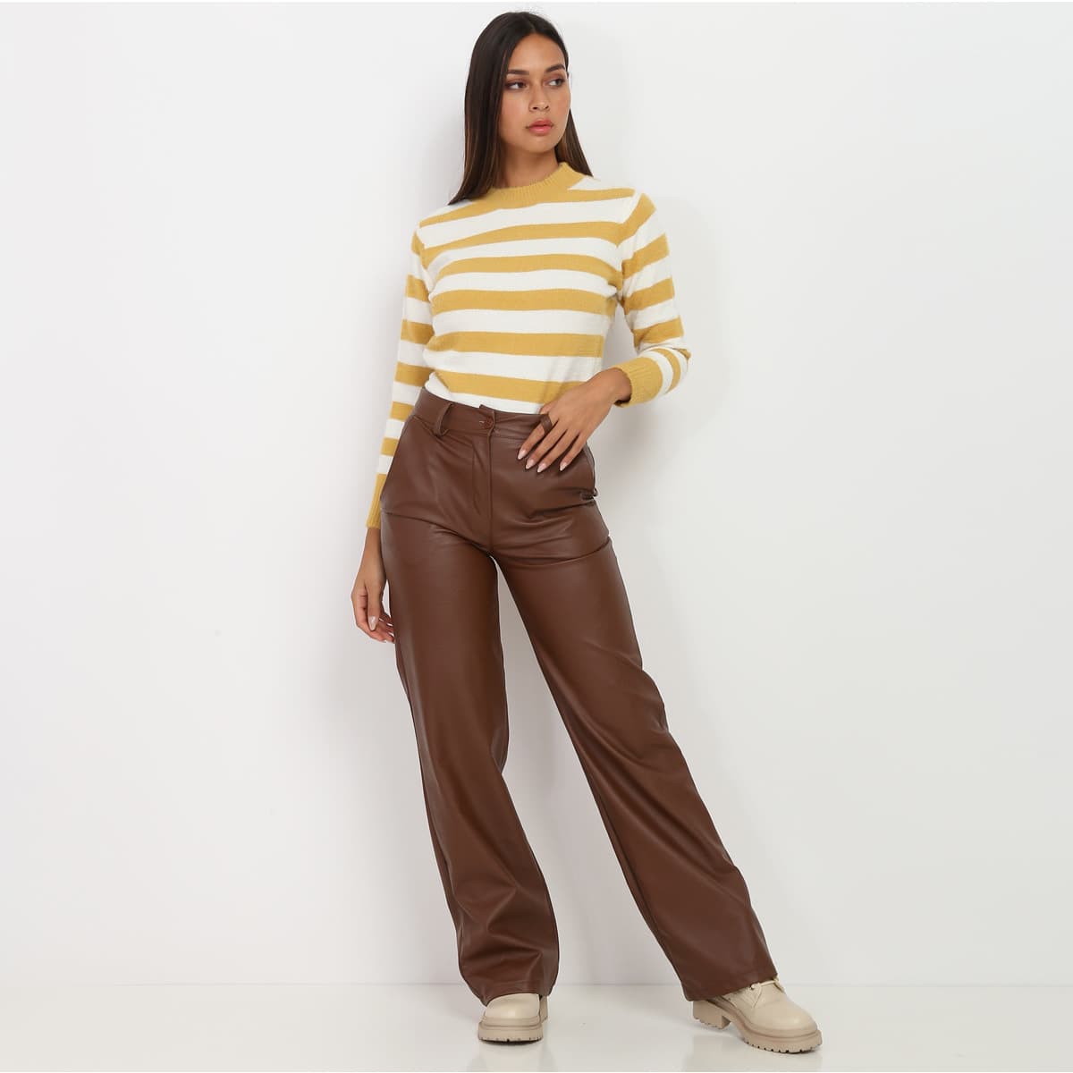 Women's Pants La Modeuse Brown