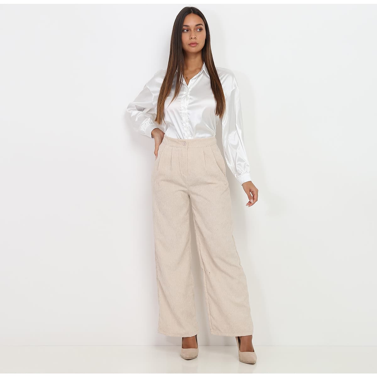 Women's Pants La Modeuse Beige