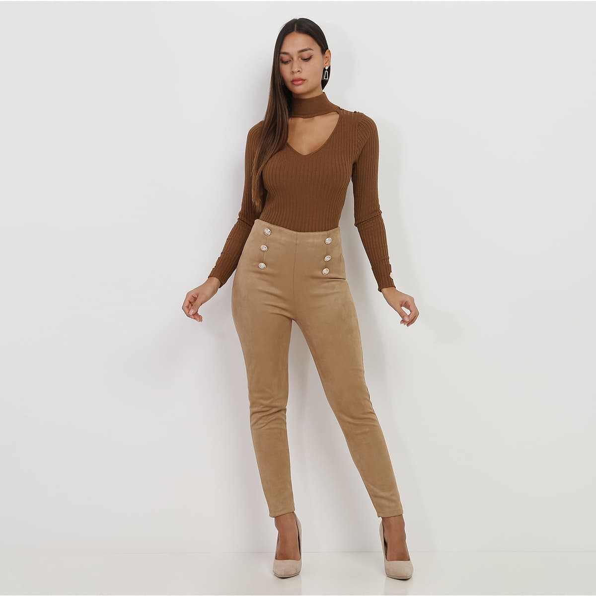 Women's Pants La Modeuse Brown