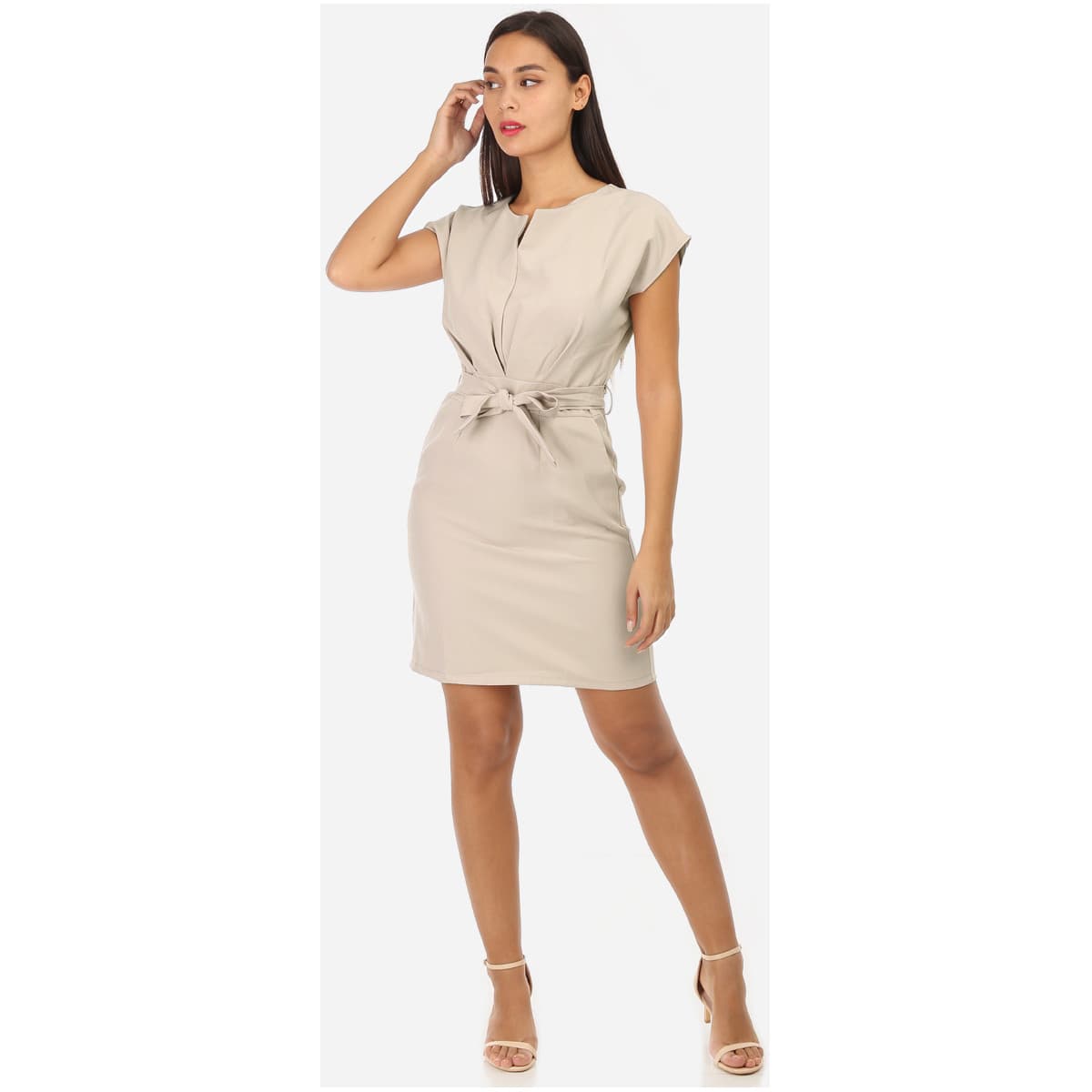 Women's Dresses La Modeuse Beige