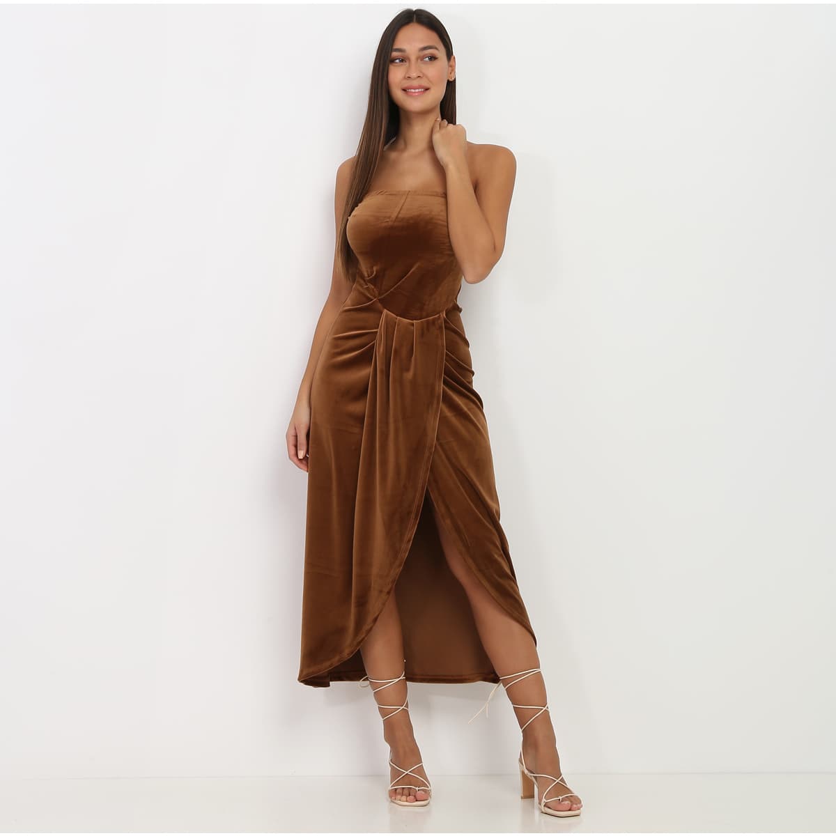 Women's Dresses La Modeuse Brown