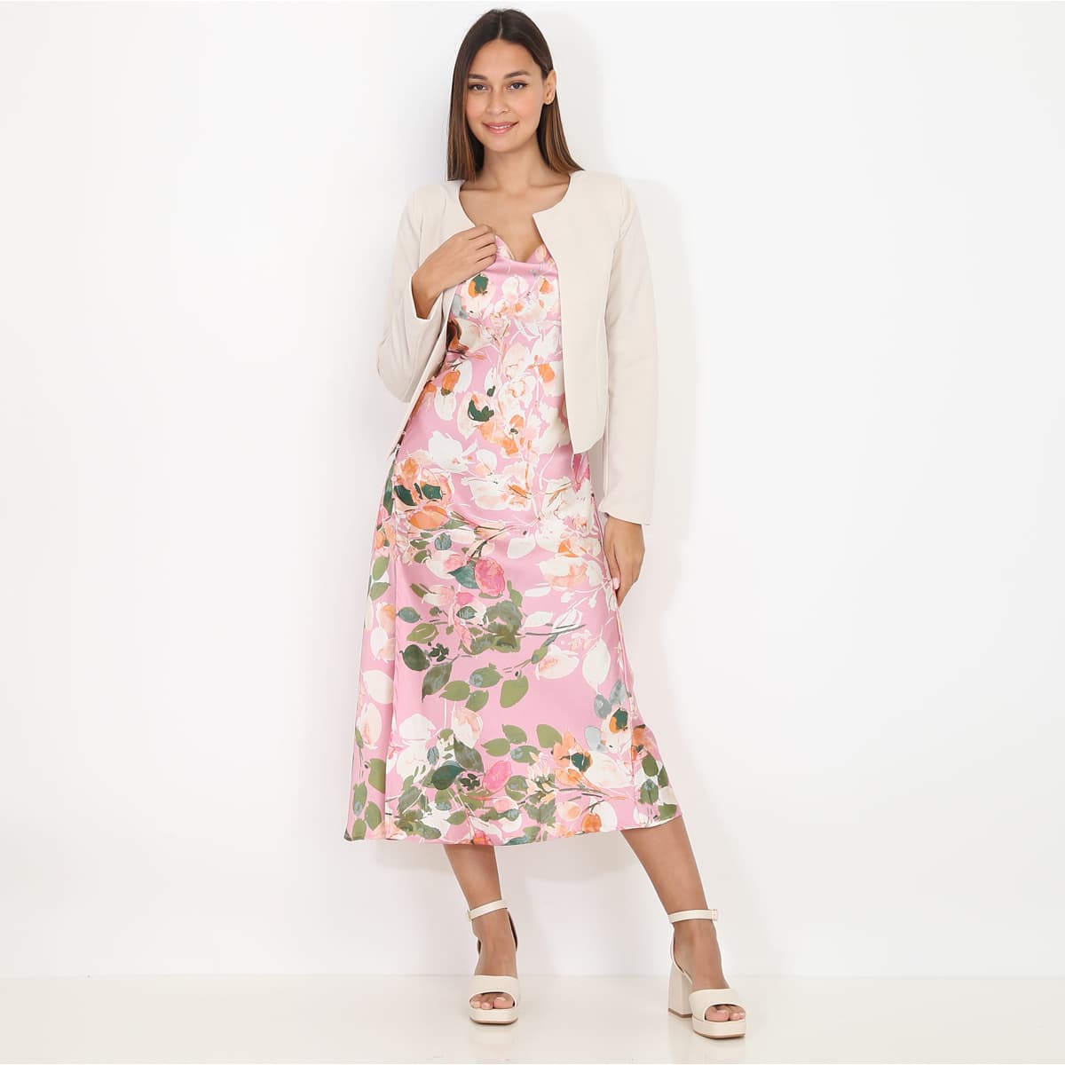 Women's Blazers La Modeuse Beige