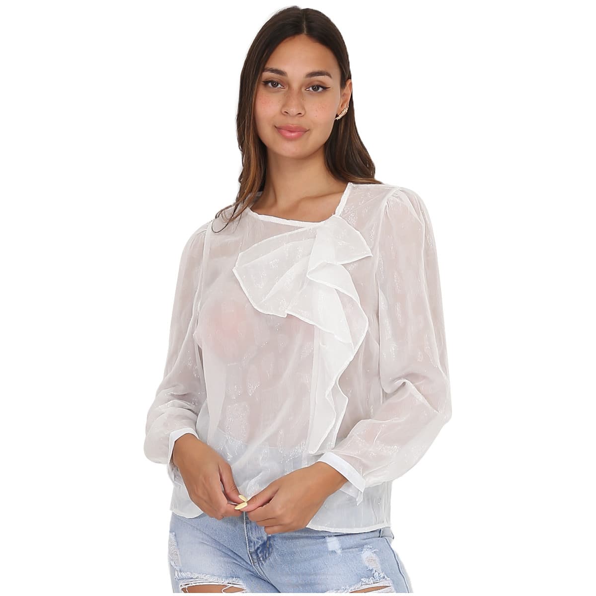 Women's Shirts La Modeuse White