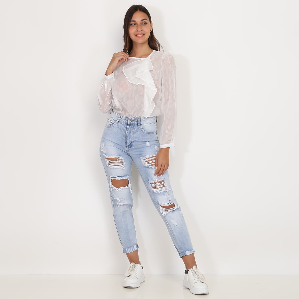 Women's Shirts La Modeuse White