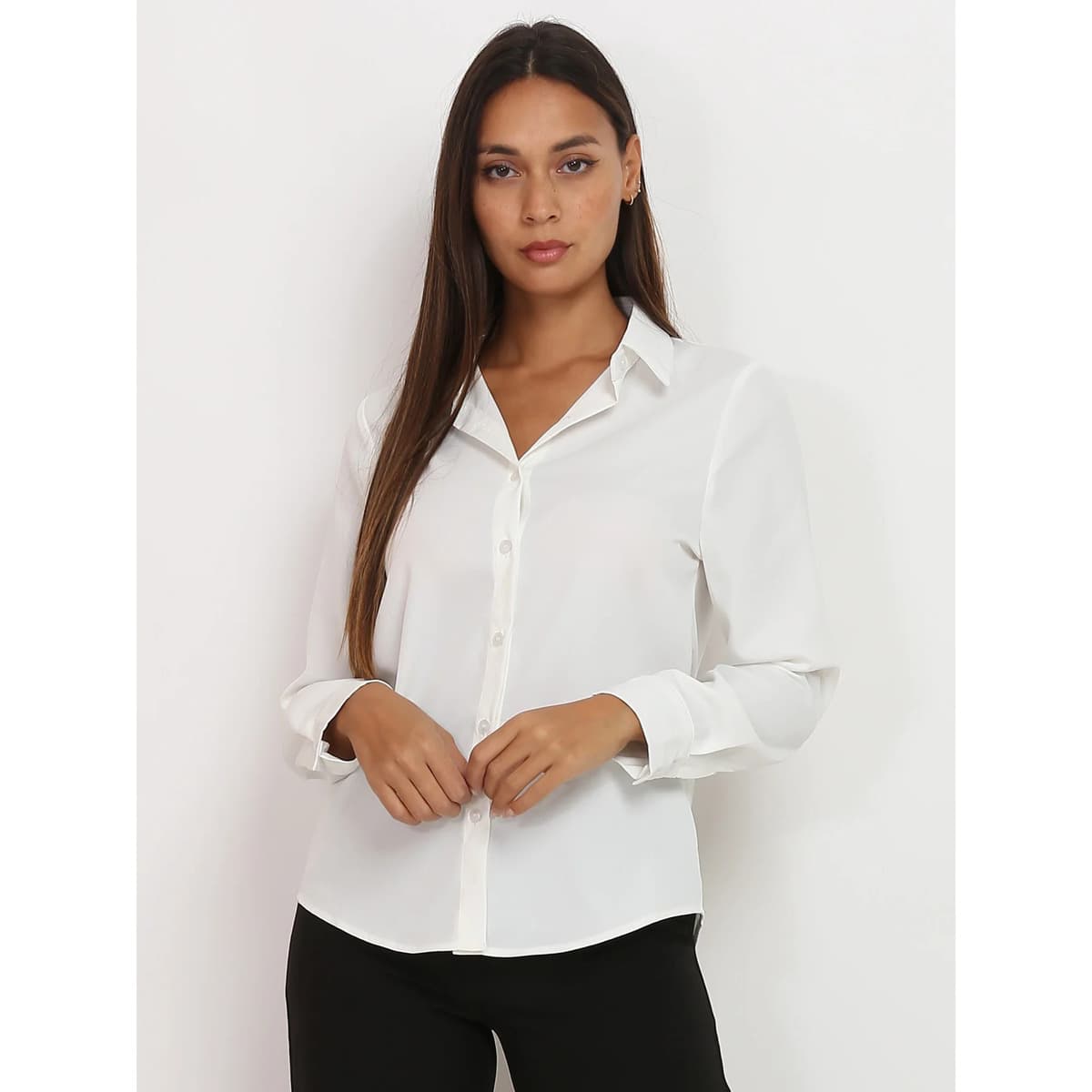 Women's Shirts La Modeuse White
