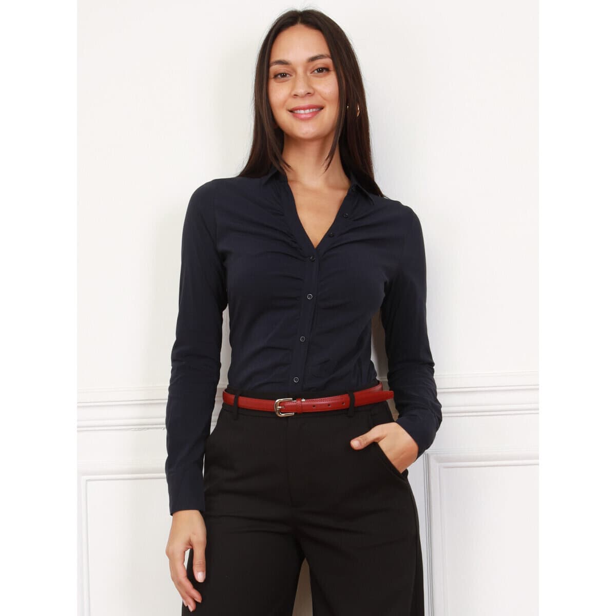 Women's Shirts La Modeuse Blue
