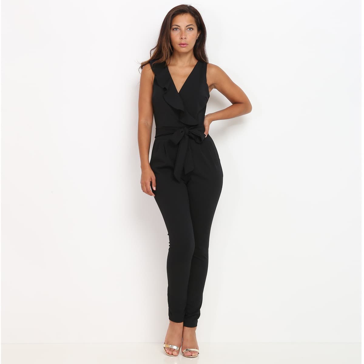 Women's Jumpsuits La Modeuse Black