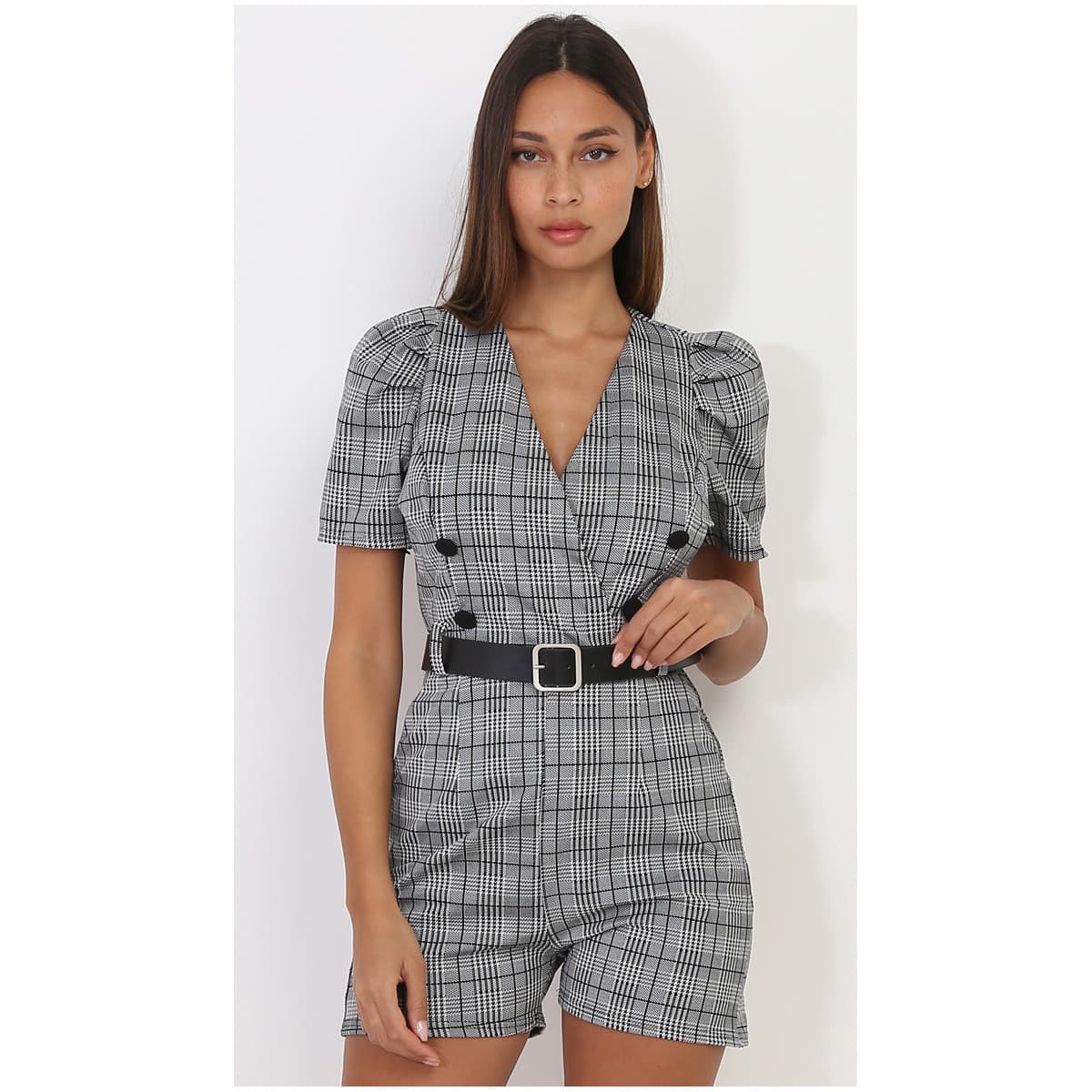 Women's Jumpsuits La Modeuse Gray
