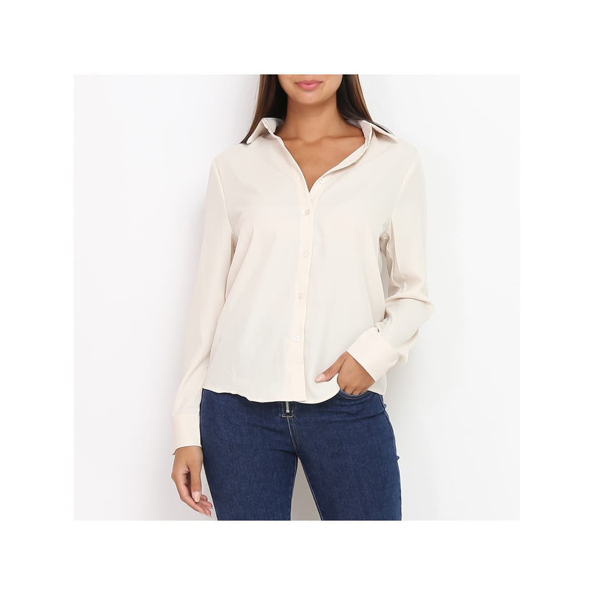 Women's Shirts La Modeuse Beige