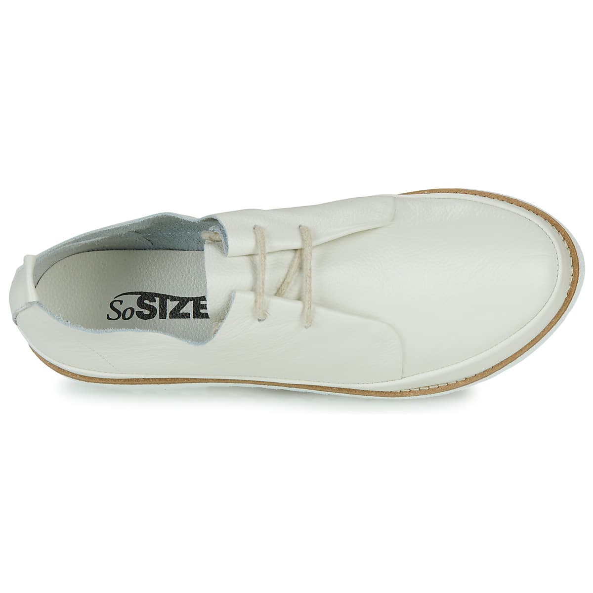 Women's Derby Shoes So Size White