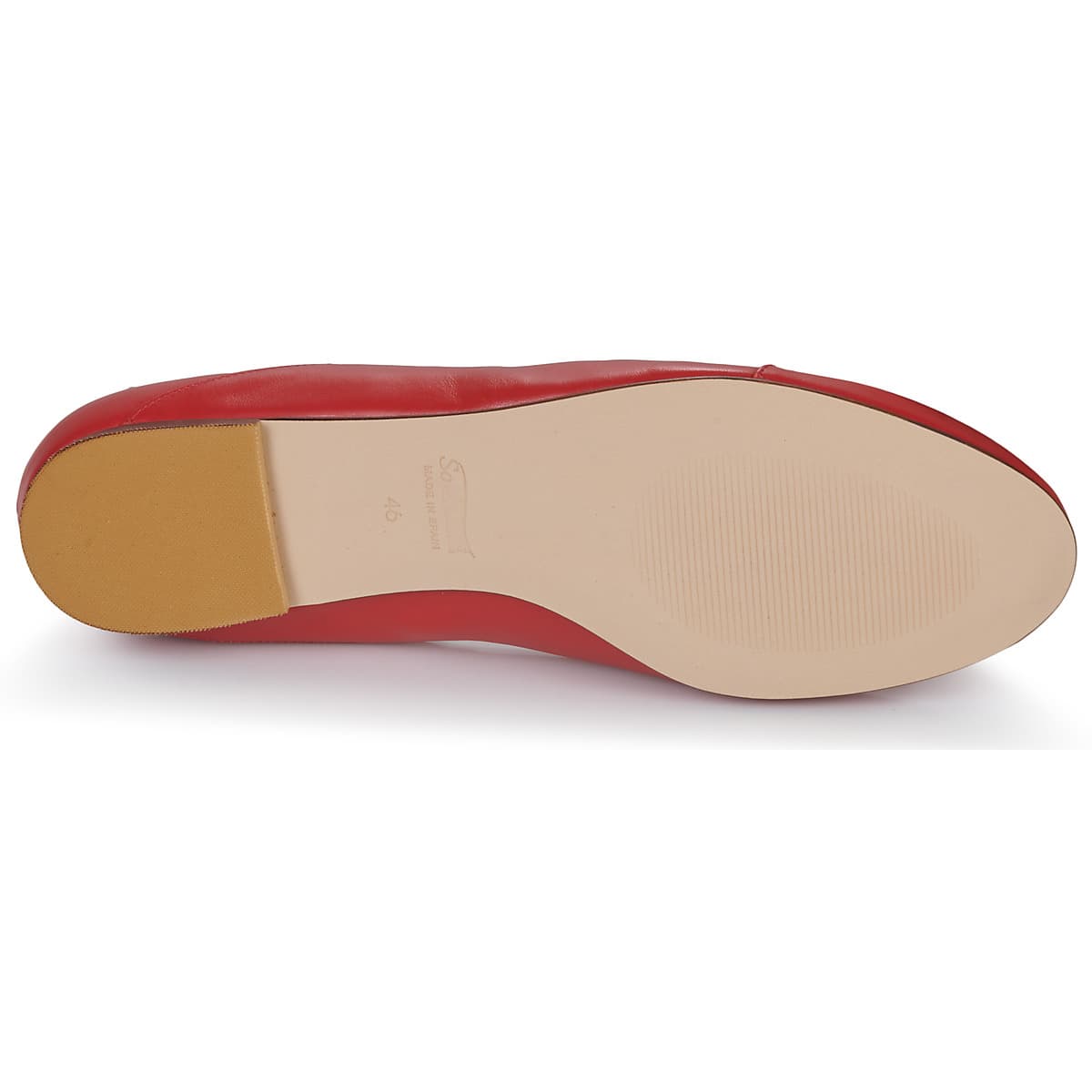 Women's Ballet Flats So Size Red