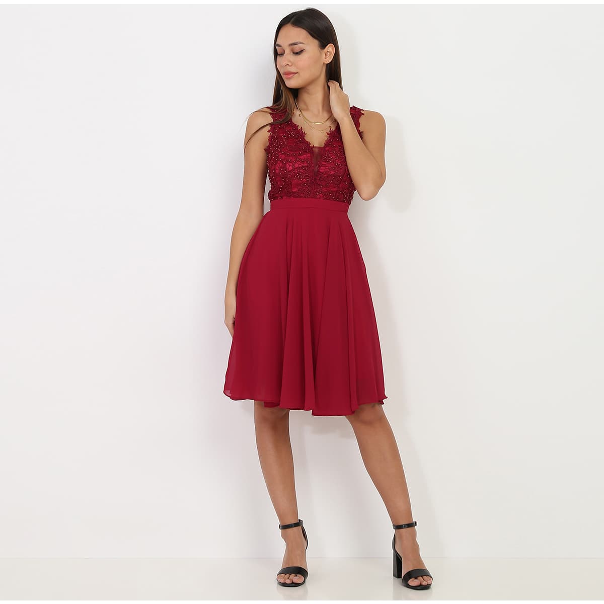 Women's Dresses La Modeuse Red
