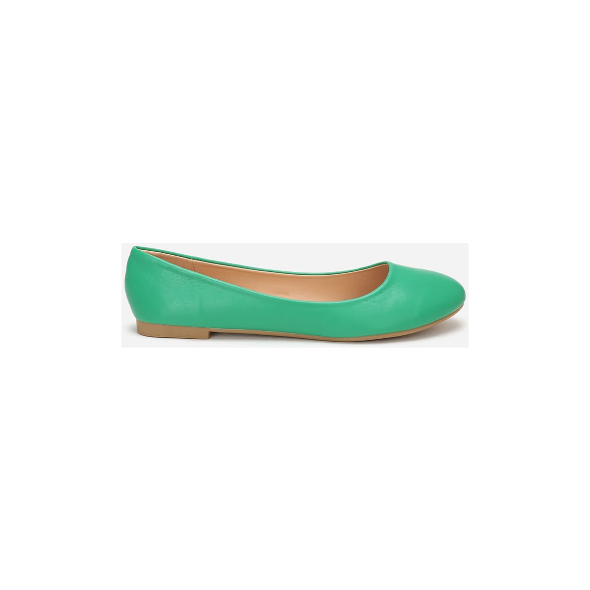 Women's Ballet Flats La Modeuse Green