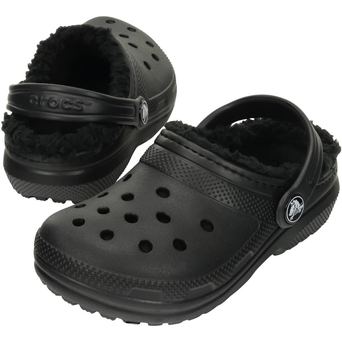 Girls' Slippers Crocs Black