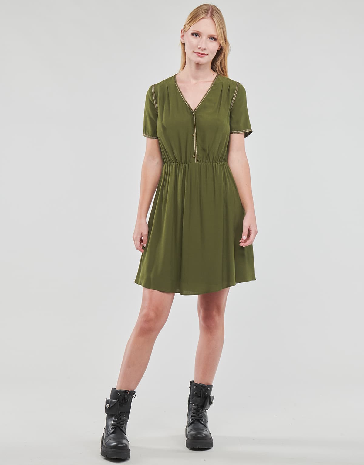 Women's Dresses Naf Naf Khaki