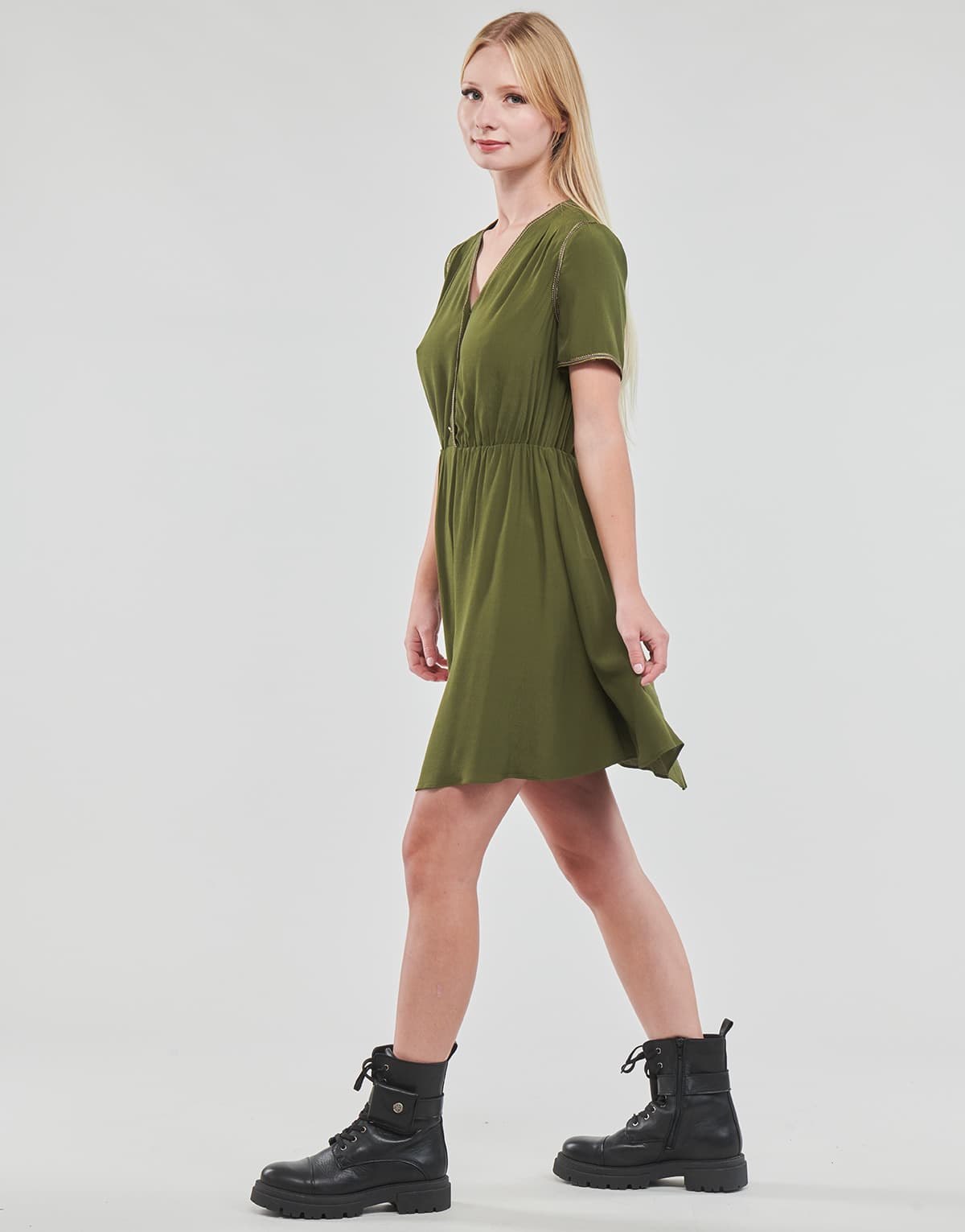 Women's Dresses Naf Naf Khaki