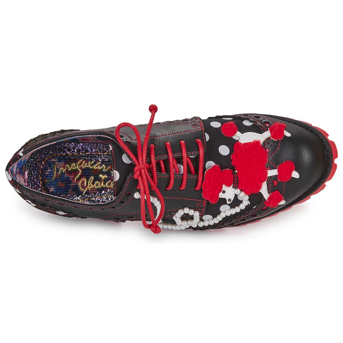 Women's Derby Shoes Irregular Choice Black