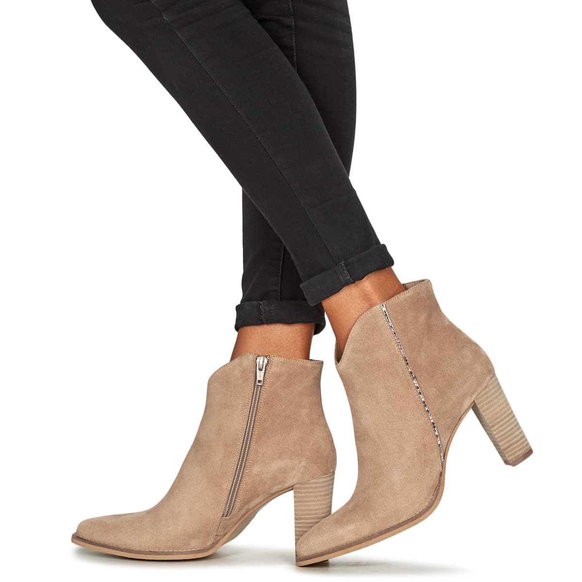 Women's Ankle Boots Myma Beige