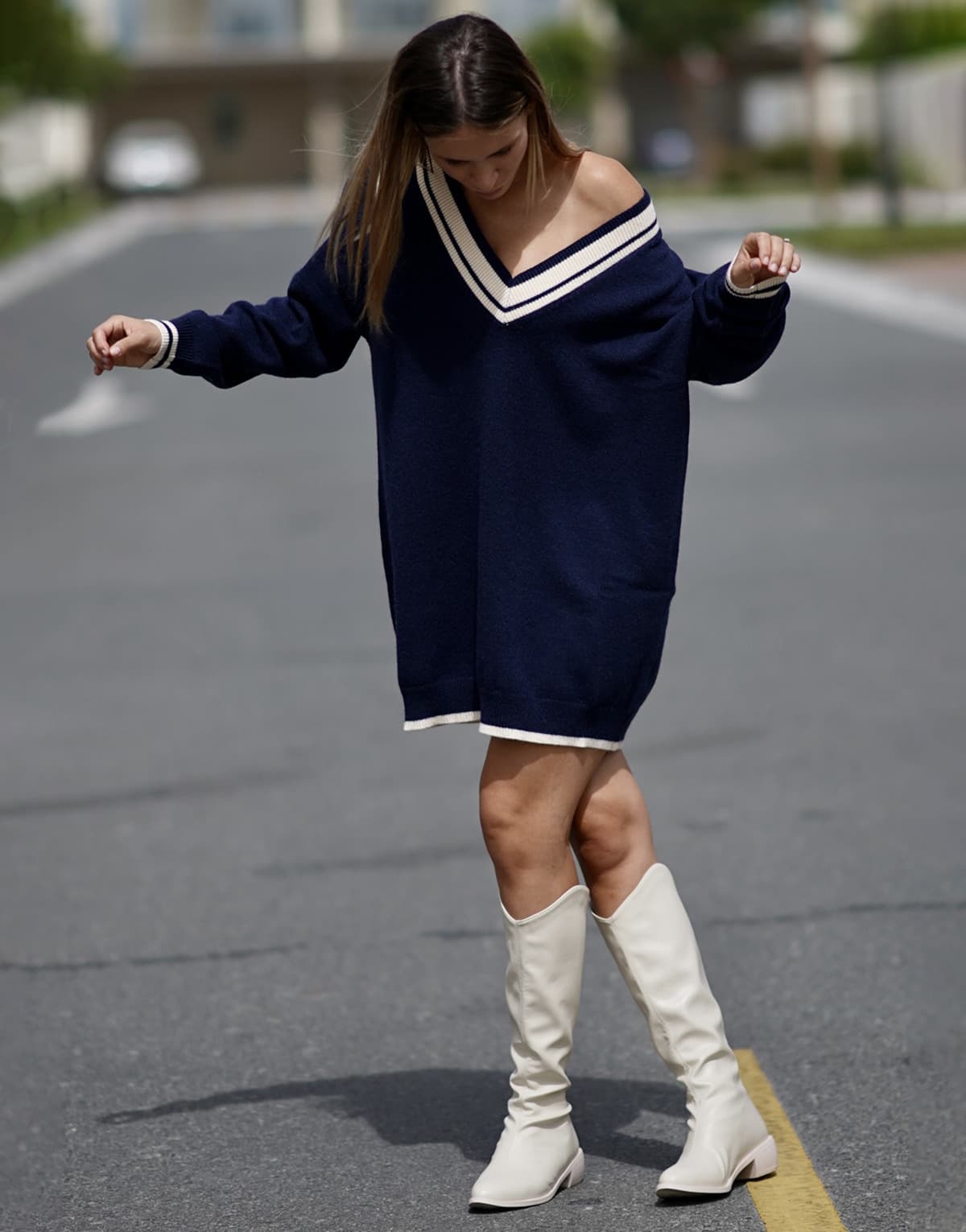 Women's Dresses THEAD. Blue